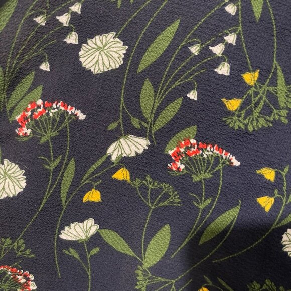 Blue Flowered Kimono Cardigan - One Size Fits Most - Picture 7 of 9